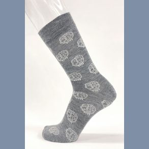 Merinosokker - gr med fr