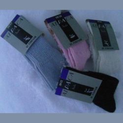 Alpacasokker, brn, tidl. producent