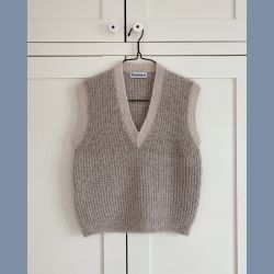 Opskrift: FRIDAY SLIPOVER V-NECK