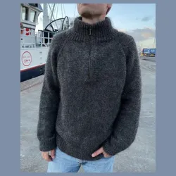  Garnpakke: Zipper Sweater - Man