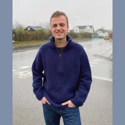  Garnpakke: Zipper Sweater - Man