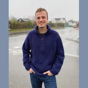  Garnpakke: Zipper Sweater - Man