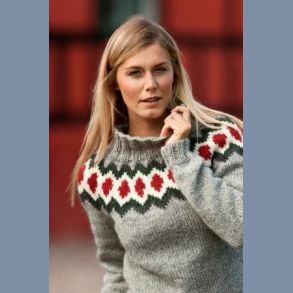 Garnpakke: Sweater med m�nstret b�restykke