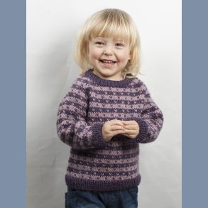 Strikkekit: Babysweater med lus